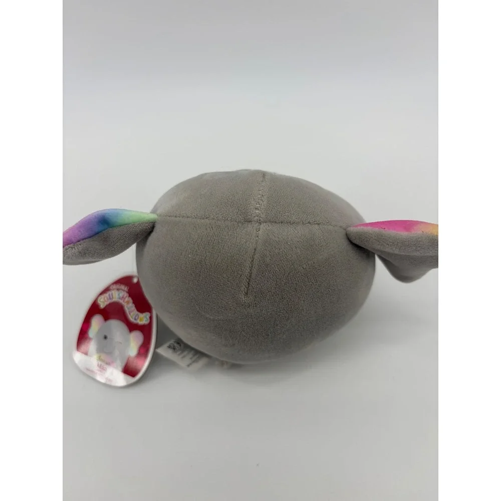 Squishmallows Mila Elephant Plush Kids 5 Inch Grey Rainbow Valentine Hearts 2022